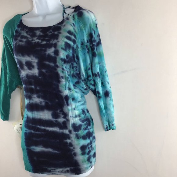 Miracle Body 2 Piece Set Top Navy Blue Size Small - Picture 2 of 9